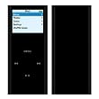 Solid State Black Design Decal Skin Sticker for Apple iPod nano 2G (2nd Generation) 2GB/ 4GB/ 8GB Player