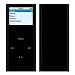 Solid State Black Design Decal Skin Sticker for Apple iPod nano 2G (2nd Generation) 2GB/ 4GB/ 8GB Player