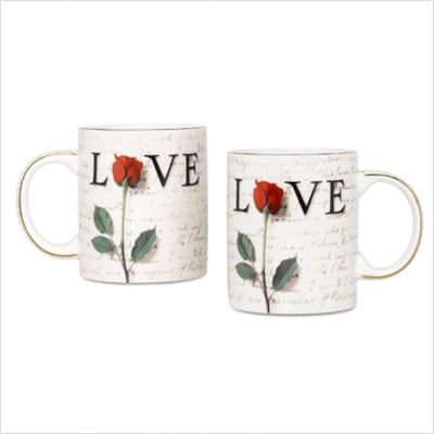 31dnnisRZvL Love Letters Coffee Mug [Set of 2]
