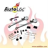 AutoLoc PW4650 Universal 2 Door Power Window Kit with 3 Illuminated Switch by Autoloc
