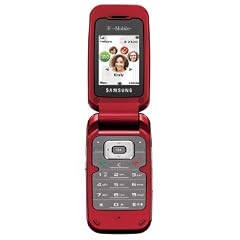 Samsung T229 GSM Cell Phone Unlocked in Red