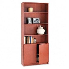 Doors for 60-1 8, 72-5 8 and 84 Laminate Bookcases, Henna Cherry, Pair by HON