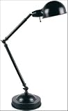 Lite Source LS-21276 Jensen Adjustable Metal Desk/Table Lamp, Dark Bronze