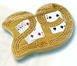 Big 29 Wooden Travel Cribbage Set - Cribbage Gaming Equipment