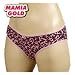 MaMia Gold Intimates Cute Leopard Print Bikini Panties