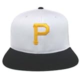 Pittsburgh Pirates New Era Fitted Cap Blk Wht Out 714