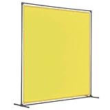 トラスコ 溶接遮光フェンス 2020型・単体型 固定足タイプ 深緑 YFAK-DG