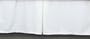 Tailored EasyOn Bed Skirt King Size with 21 inch drop cotton WHITE 100% cotton