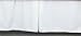 Tailored Bed Skirt Queen Size with 21 inch drop WHITE