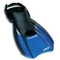 US Divers Trek travel snorkeling fin: Short bladed compact adjustable fins