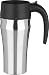 Stainless Steel Travel Coffee Mugs | Car Coffee Mugs - Trudeau Serius 16-Ounce Stainless Steel Travel Mug, Satin Finish