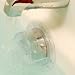 Bottomless Bath Overflow Cover (Clear) (3.75"H x 3.75"W x 2"D)