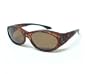 Cocoons Live Eyewear Sunglasses Stream Line (Small) Tortoise Frame with Polarized Amber Lenses C607A
