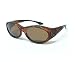Cocoons Live Eyewear Sunglasses Stream Line (Small) Tortoise Frame with Polarized Amb...