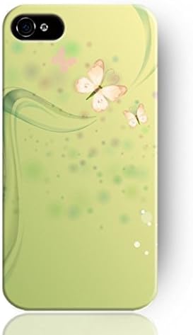 Chuntihavi NEW Beautiful Vintage Design Personalized Hard Plastic Snap on Slim Fit Girly Pink Butterfly Iphone 4 4S Case for Girls