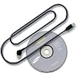 Samsung OEM USB Data Kit with USB Data Cable and Software CD fro Samsung A707 T719 BlackJack i607 - Must update your software