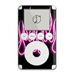 Pink Neon Flames Design iPod 3G Protective Decal Skin Sticker