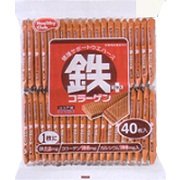 鉄プラスコラーゲンウエハース ココア味　40枚×10袋セット
