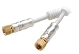 Vivanco HQ SAT Anschlusskabel F-Stecker   F-Stecker 110dB 1,5m wei