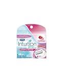 Schick Intuition Plus Renewing bikini Razor Refill - Pomegranate, 3-Count
