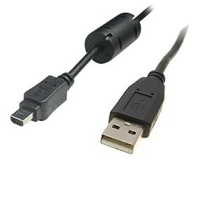 Ex-Pro Fuji Finepix USB Cable Lead Part PZ04832-100 Standard II for A205s, A205, A210, A310, A330, A340, A405, A607, A699, E500, E510, E550, F401 Zoom, F402, F410, F420, F440, F450, F455, F610, F700, F710, F810, M603 , Q1, V10 Zoom , Z1, Z2, Z3, Z5, Z5FD