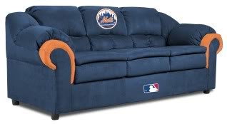 Home Team MLB New York Mets Pub Sofa