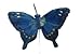Artificial Feather Butterflies 3 Inch 24 Pieces New