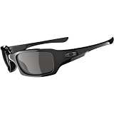 Oakley Fives Squared Men's Lifestyle Sports Wear Sunglasses - Polished Black/Grey