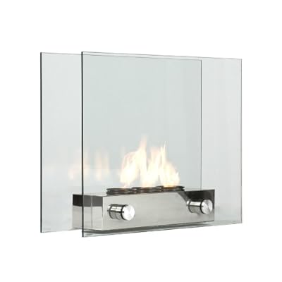 Southern Enterprises Loft Portable Indoor / Outdoor Fireplace