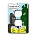 Londons Times Famous People Places Books Cartoons - King Kong and Godilla Reflect - Light Switch Covers - 2 plug outlet cover