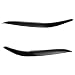 98 99 00 01 02 HONDA ACCORD HEADLIGHT EYELIDS EYEBROWS BLACK Image