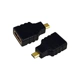 Produkt-Bild: BIGtec micro HDMI Adapter HDMI Buchse auf micro HDMI Stecker / HDMI A Buchse - HDMI D Stecker / vergoldet / High Speed HDMI Adapter mit Ethernet / Audio R&uuml;ckkanal / HDMI 1.4