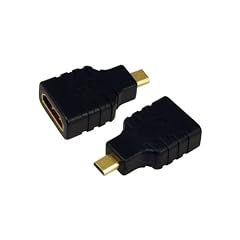 BIGtec micro HDMI Adapter HDMI Buchse auf micro HDMI Stecker / HDMI A Buchse - HDMI D Stecker / vergoldet / High Speed HDMI Adapter mit Ethernet / Audio R�ckkanal / HDMI 1.4