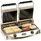 Panini Grill - CadCo CPG-20 Double Panini Sandwich Grill, Stainless Steel