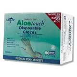 Gloves Vinyl Powder Free Universal Aloe Touch Disposable Gloves - 50 Ea