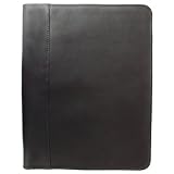 Piel Zippered Padfolio