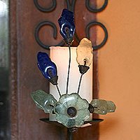 Iron and recycled glass Ivy Revival