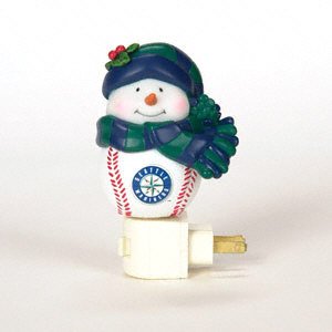 Seattle Mariners MLB Home Run Snowman Night Light (5)