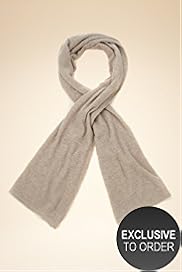 Pure Cashmere Brioche Stitch Oversize Scarf