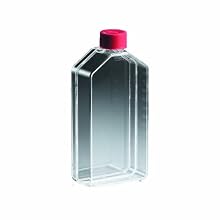 Corning 3151 Polystyrene 175mL Straight Costar Traditional Neck Cell Culture Flask with Vented Cap (Case of 25)