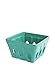 American Atelier Square Berry Basket, Green