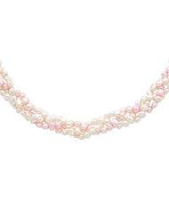 Pastel Freshwater Cultured Pearl Multi Strand Necklace