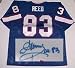 Andre Reed Buffalo Bills NFL Autographed Throwback Jersey