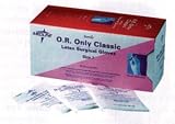 Medline Classic Surgical Gloves, Size 5.5