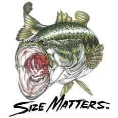 Haynes Size Matters Largemouth Decal ( Large Size )