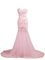 Charmeuse/Tulle Mermaid Applique Lace Prom Dress/Wedding Dress 