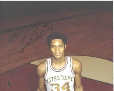 Signed Austin Carr Photo - IRISH 8x10 COA - Autographed NBA Photos