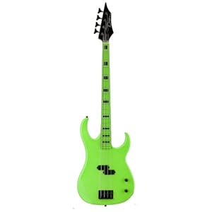 Dean Custom Zone Bass Nuclear Green