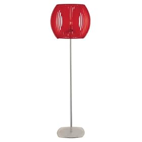 George Kovacs Red Acrylic Halogen Dome Floor Lamp by Kovacs