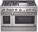 DCS : RDT485GDSSN 48in Pro-Style Dual Fuel Range with 5 Sealed Dual Flow Burners - Natural Gas